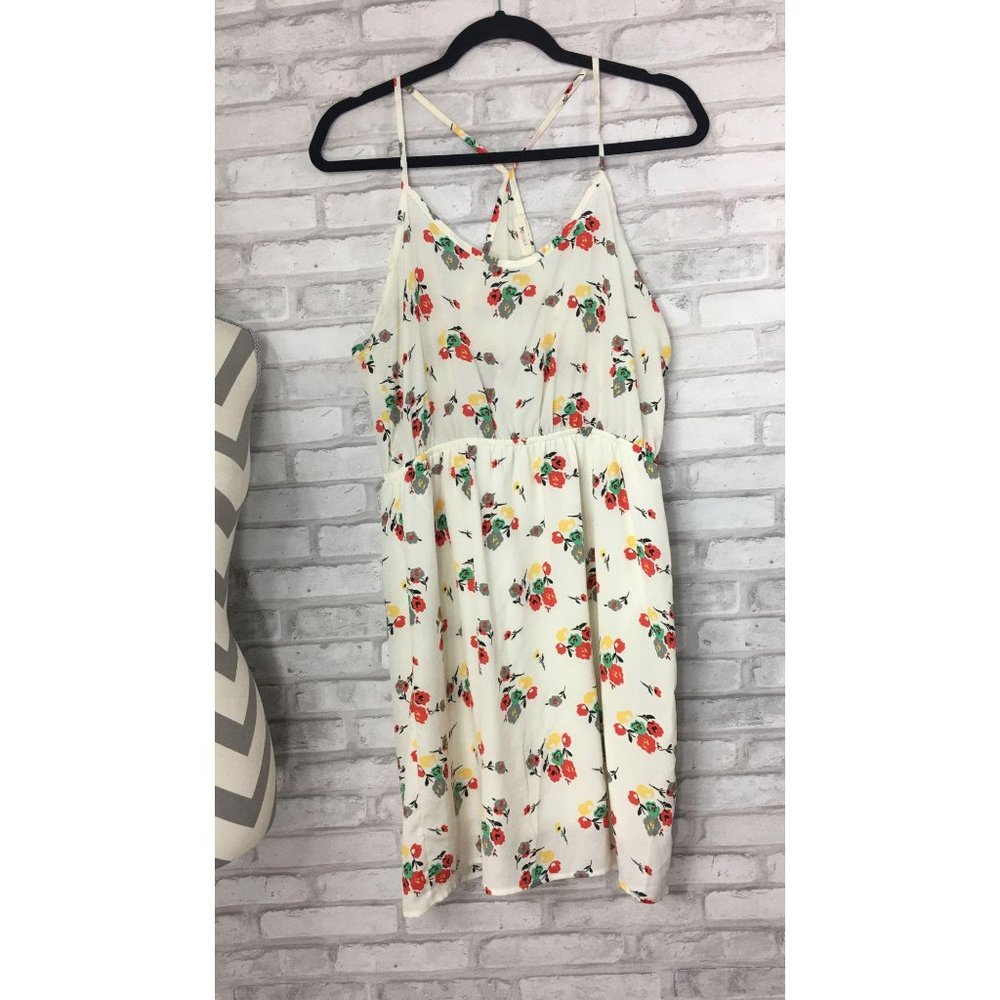 Everly summer floral print dress size L (Junior)